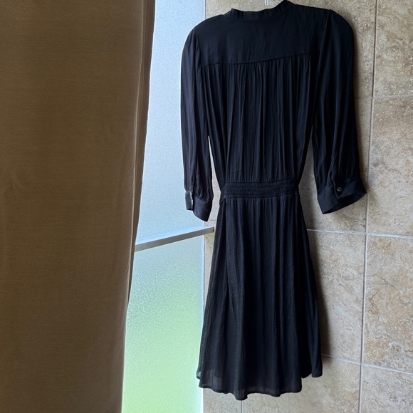 Anthropologie dRA Los Angeles Belted Midi Dress Henley Tunic Pockets Shirttail M - Picture 3 of 14